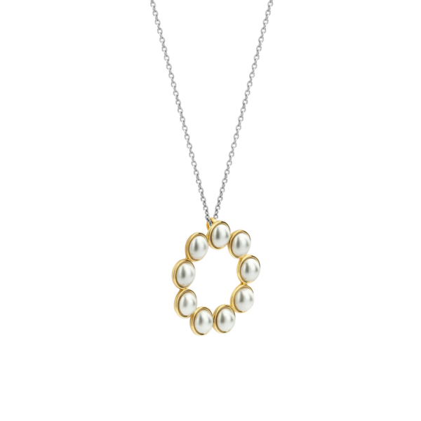 Collana con ciondolo con perle - immagine 2