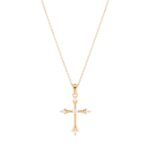 Collana croce con pietre